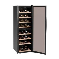 Wine Fridge Black | Soundless Model | 2 Temperature Zones | 600x750x1860(h)mm