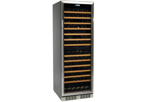  HorecaTraders Belüfteter Weinschrank | 375 Liter | 2 Temperaturen | 595x680x1760(h)mm 