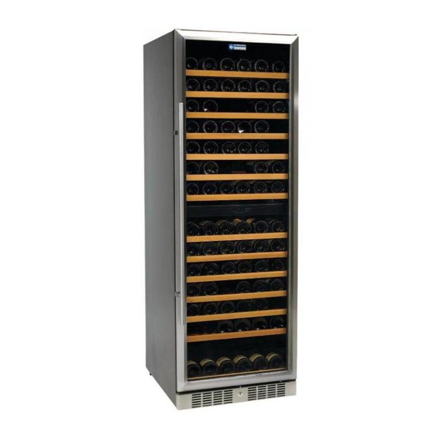 Belüfteter Weinschrank | 375 Liter | 2 Temperaturen | 595x680x1760(h)mm
