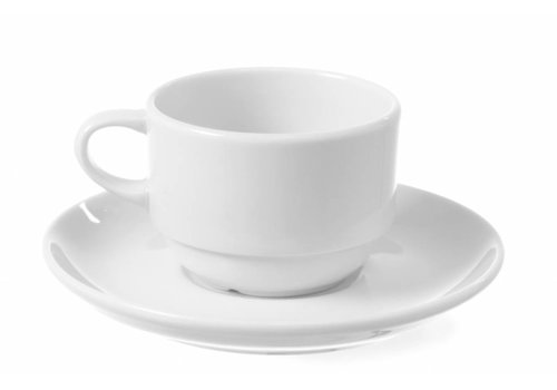  Hendi Soucoupe à café Delta (12 pièces) 