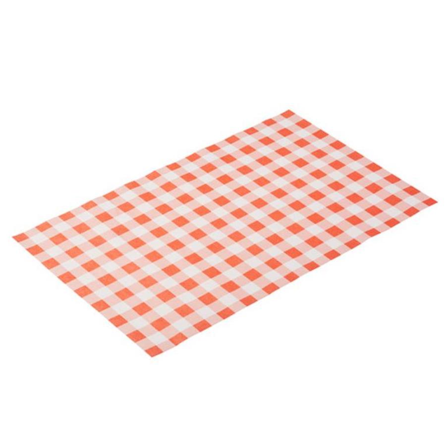 Backpapier weiß/rot