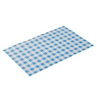 Greaseproof paper white/blue