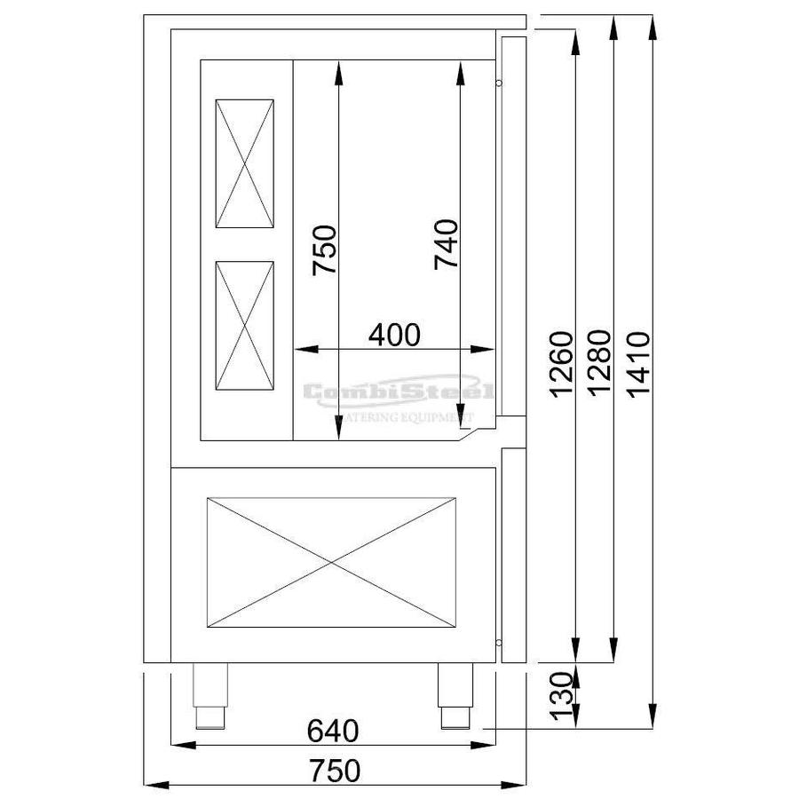 Cellule de refroidissement rapide 7x GN1/1 | Ligne Pro