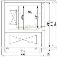 Spacious Fast Freezer 580 Watt | 5 x 1/1GN