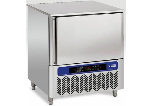  HorecaTraders Congélateur rapide en acier inoxydable | 5x GN1/1 