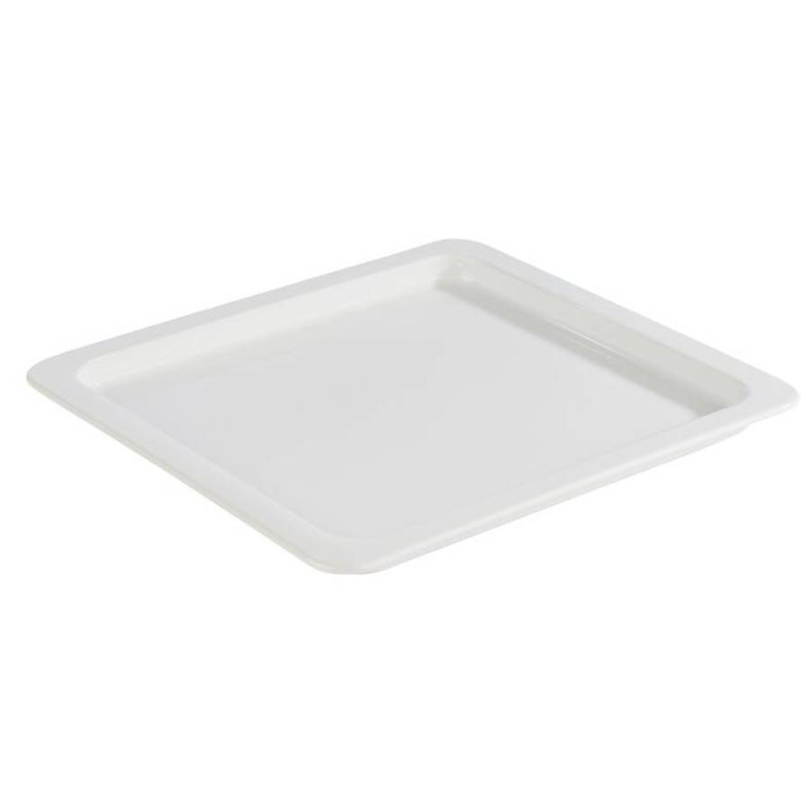 Plats gastronormes en porcelaine blanche | 5 tailles