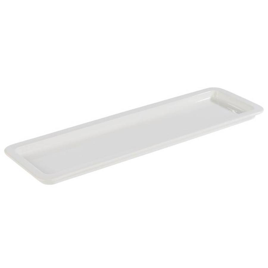 Plats gastronormes en porcelaine blanche | 5 tailles