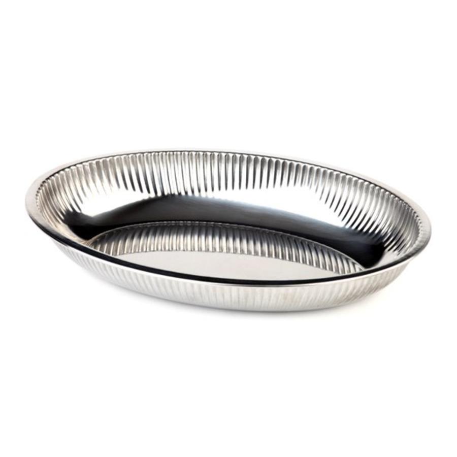 Round stainless steel dish | 2 formats