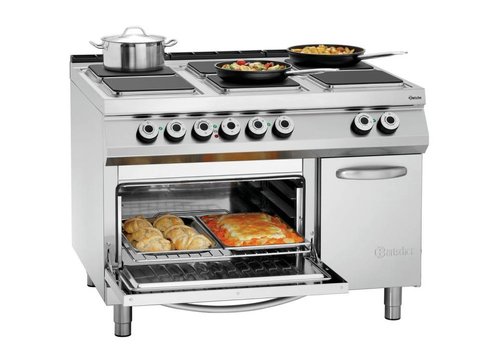  Bartscher Cuisinière électrique professionnelle | 6 plaques de cuisson 