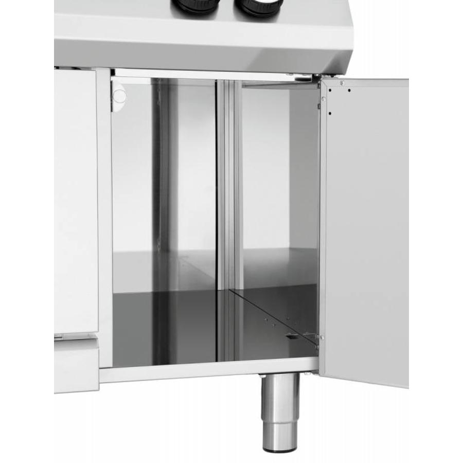 Cuisinière électrique professionnelle | 6 plaques de cuisson