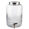 APS Glass drink dispenser with stainless steel tap