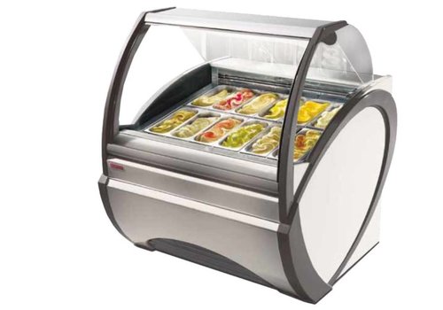  Oscartielle Scoop ice cream display case with forced air circulation | 1790W | White 