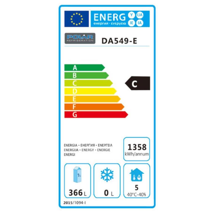 Établi GN réfrigéré ventilé avec 8 tiroirs