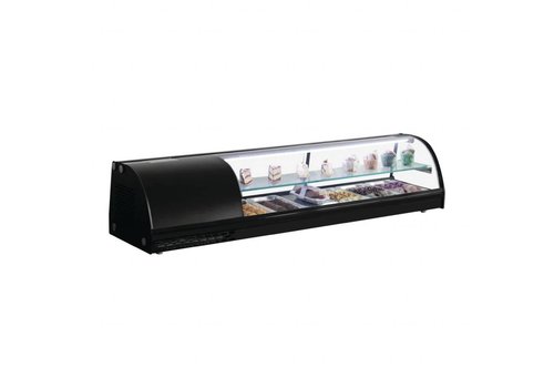  Polar Refrigerated Tapas Display Case | 5 x GN1/3 