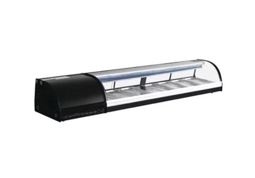  Polar Refrigerated Sushi Display Case | 7 x GN1/3 