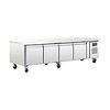 Polar Armoire basse réfrigérée GN | 4 portes | 420L