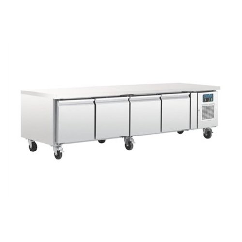  Polar Armoire basse réfrigérée GN | 4 portes | 420L 