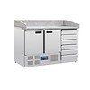 Polar Pizza Workbench | Marble Top and Dough Trays | 257L