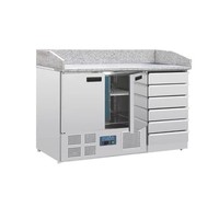 Pizza Workbench | Marble Top and Dough Trays | 257L