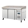Polar Pizza-Werkbank | Marmorplatte | 428L