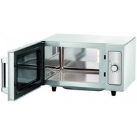Stainless steel microwave with rotary knob