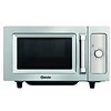 Bartscher Stainless steel microwave with rotary knob