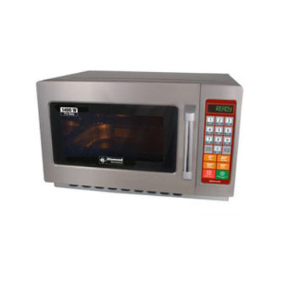 Stainless steel digital microwave