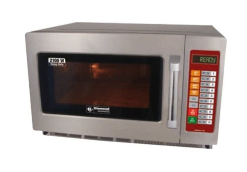  HorecaTraders microwave in stainless steel digital 