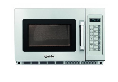  Bartscher Stainless steel microwave | digital display 