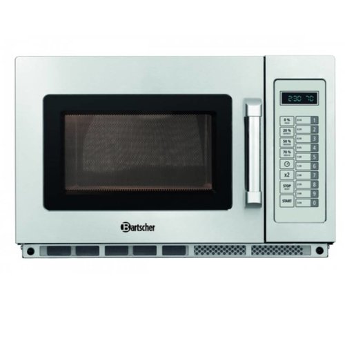  Bartscher Stainless steel microwave | digital display 
