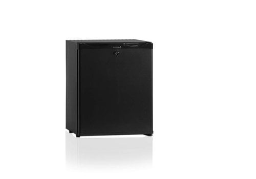  HorecaTraders Minibar Fridge Black - 30 Liter - Steel - COOLED WITH LIQUID 