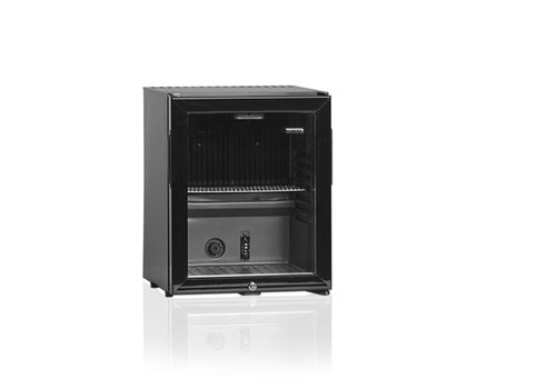  HorecaTraders Petit réfrigérateur à boissons avec parfum en verre | 32L | Acier 