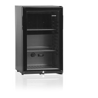 Fridge Small Black | Glass door | 40 liters