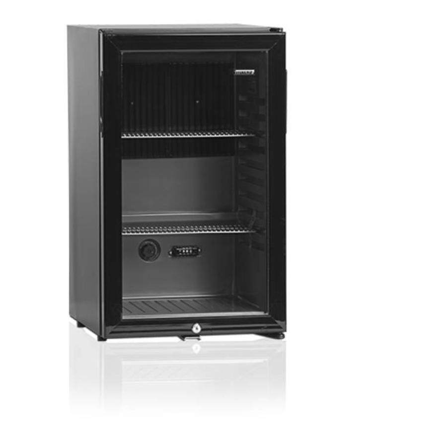 Small Black Refrigerator | Glass Door | 40 Liters