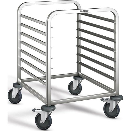  B.PRO Chariot à étagères en acier inoxydable | 7 x 1/1 GN | 66,2x73,3x84,5 cm 