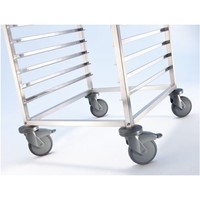 Chariot à étagères en acier inoxydable | 18 x 1/1 GN | 46x61,3x164,5 cm