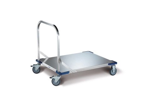  B.PRO Chariot à plateforme en acier inoxydable | 100 x 80 | 250 kg 