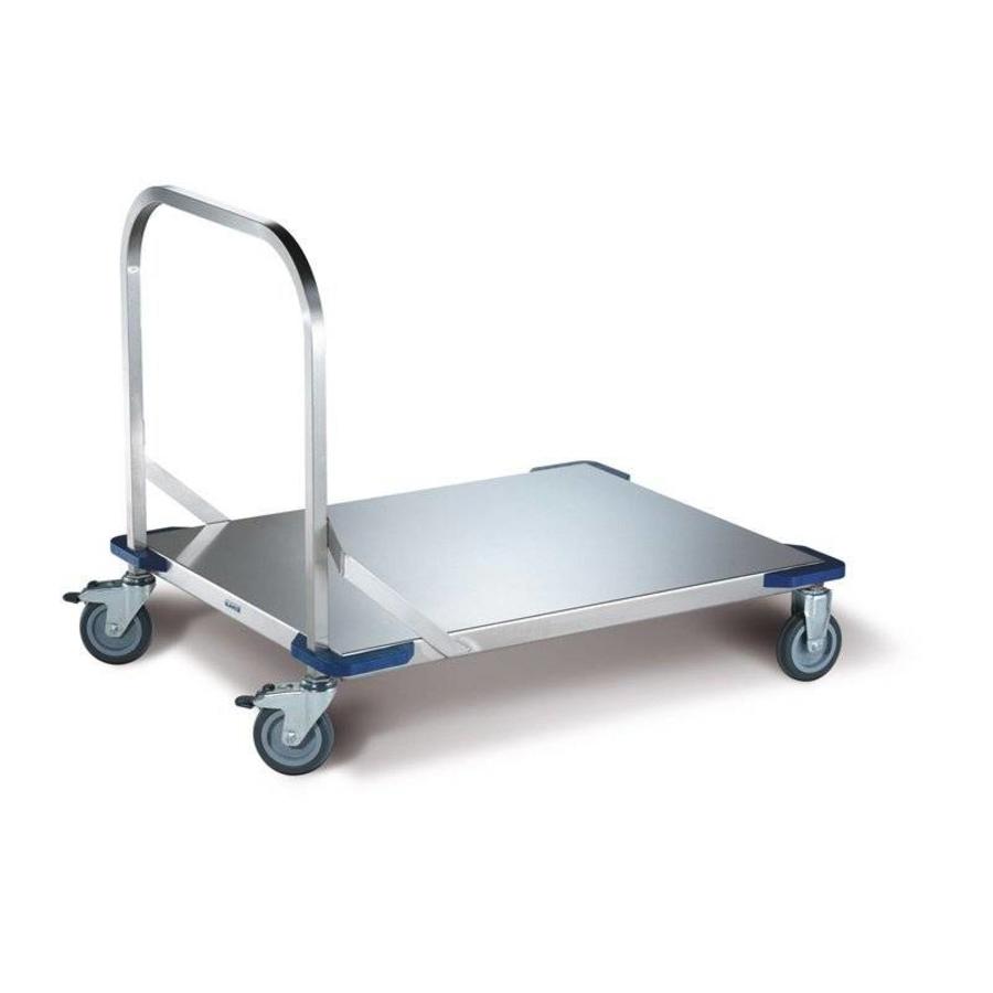 Chariot à plateforme en acier inoxydable | 100 x 80 | 250 kg