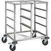 B.PRO Chariot à étagères en acier inoxydable | 8 x 1/1 GN | 81,2x62,5x90 cm