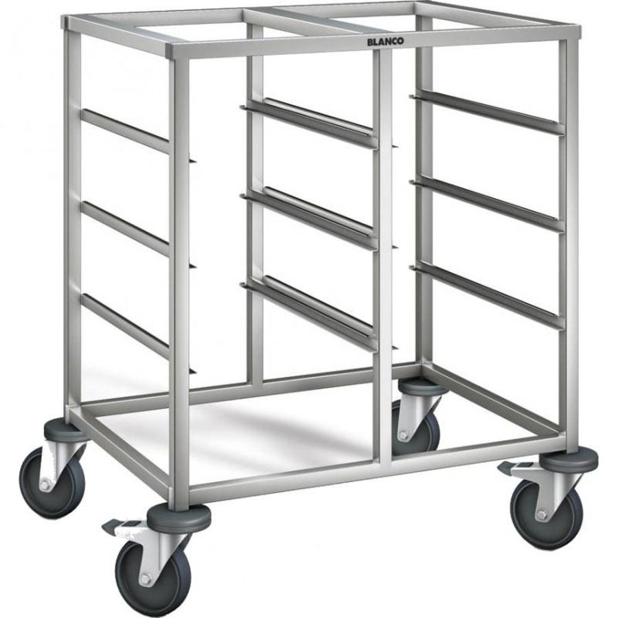 Stainless Steel Regaalwagen | 8 x 1/1 GN | 81.2x62.5x90cm