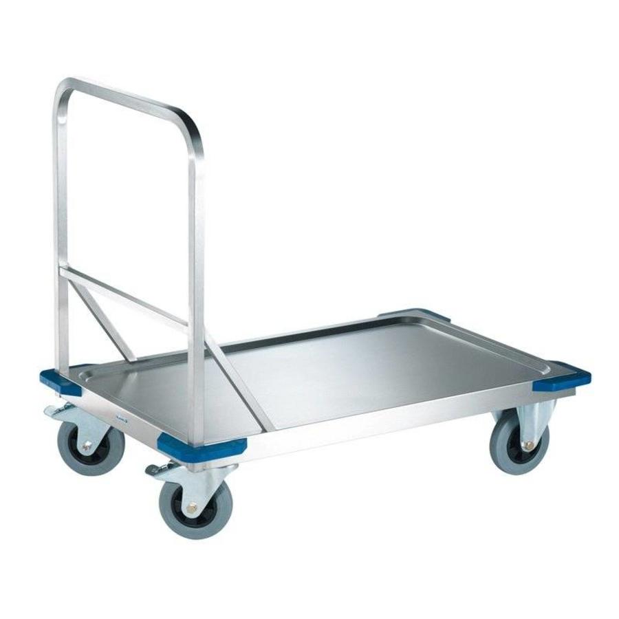 Chariot à plateforme en acier inoxydable | 100 x 60 | 400 kg