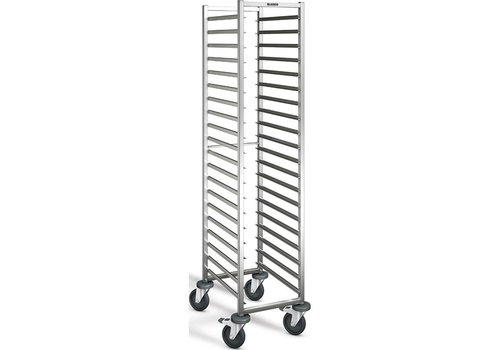  B.PRO Stainless Steel Regaalwagen | 20 x 1/1 GN | 46x61.3x180cm 