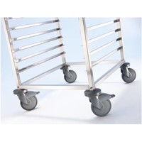 Chariot à étagères en acier inoxydable | 20 x 1/1 GN | 46x61,3x180 cm