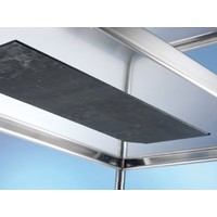 Chariot de service en acier inoxydable | 3 étagères | 100x65x95 cm