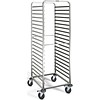 B.PRO Chariot à étagères en acier inoxydable | 20 x GN 2/1 | 66,2x73,3x180 cm