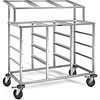 Etagenwagen Edelstahl | 15 x 1/1 GN | 116,5x62,5x120 cm