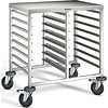 B.PRO Stainless Steel Regaalwagen | 16 x 1/1 GN | 82x61.3x84.5cm