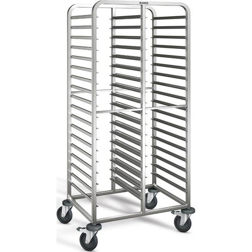  B.PRO Etagenwagen Edelstahl | Zweiteiler | 36 x 1/1 GN | 82x61,3x164,5 cm 