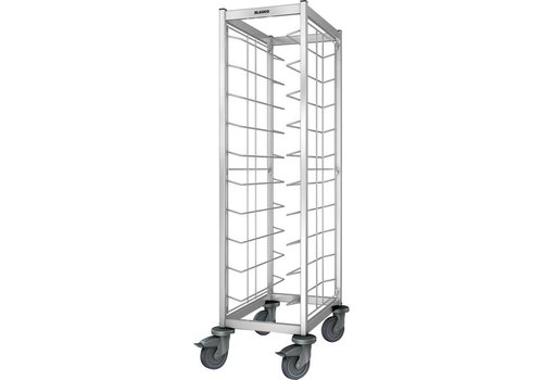  B.PRO Stainless Steel Tray Trolley | 10 trays | 54x63.5x167.8cm 