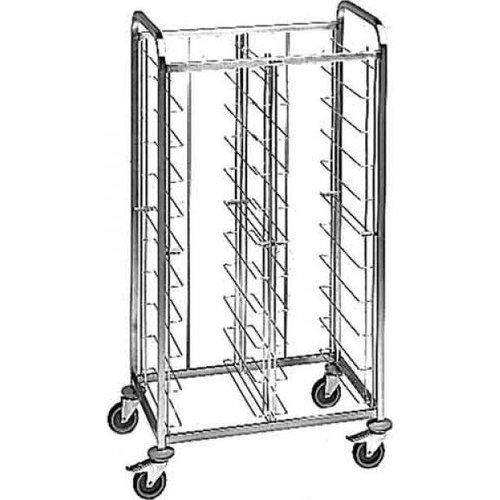  B.PRO Chariot à plateaux en acier inoxydable | 20 plateaux | 94x63,5x167,8 cm 